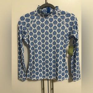 Garnet Hill Swim Rash Guard Size XS NWT